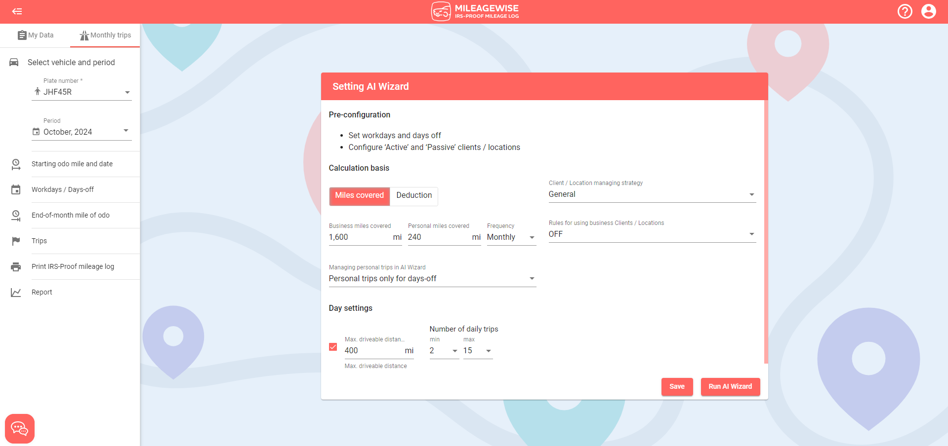 setting ai wizard